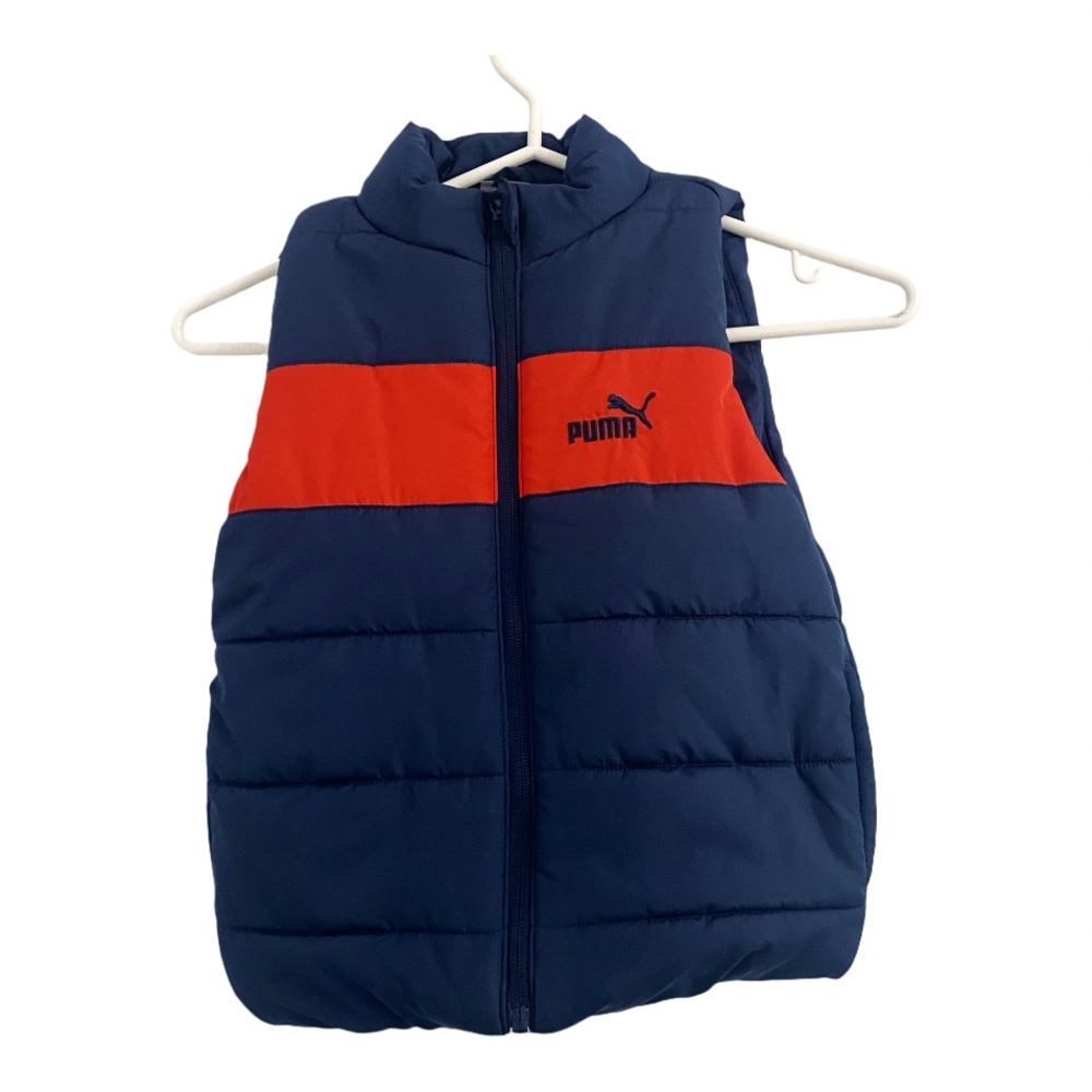Puma Navy and Red Puffer Vest